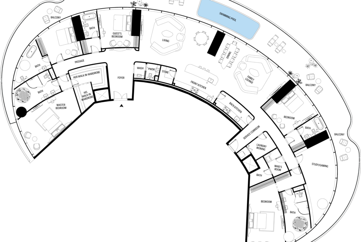 The-Mercedes-Benz-Gullwing-Penthouse-5-Bedroom-Pethouse
