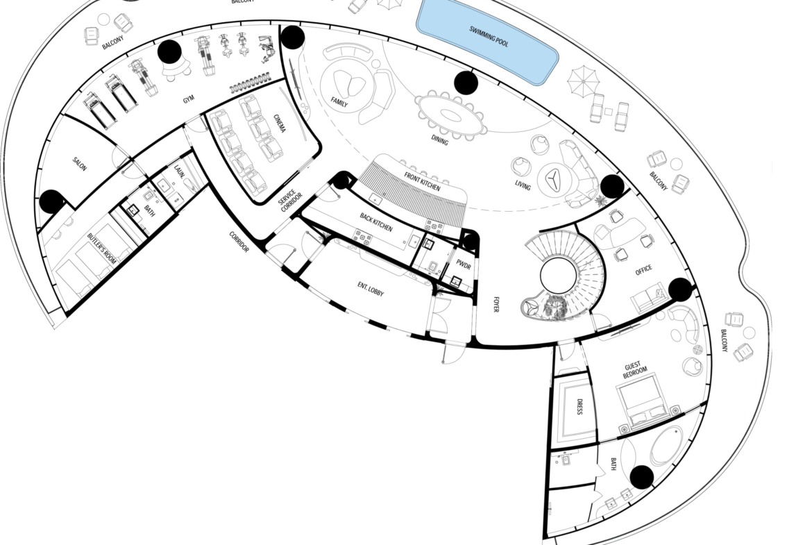 The-Mercedes-Benz-Uhlenhaut-Coupe-Penthouse-Triplex-Penthouse-Level-1