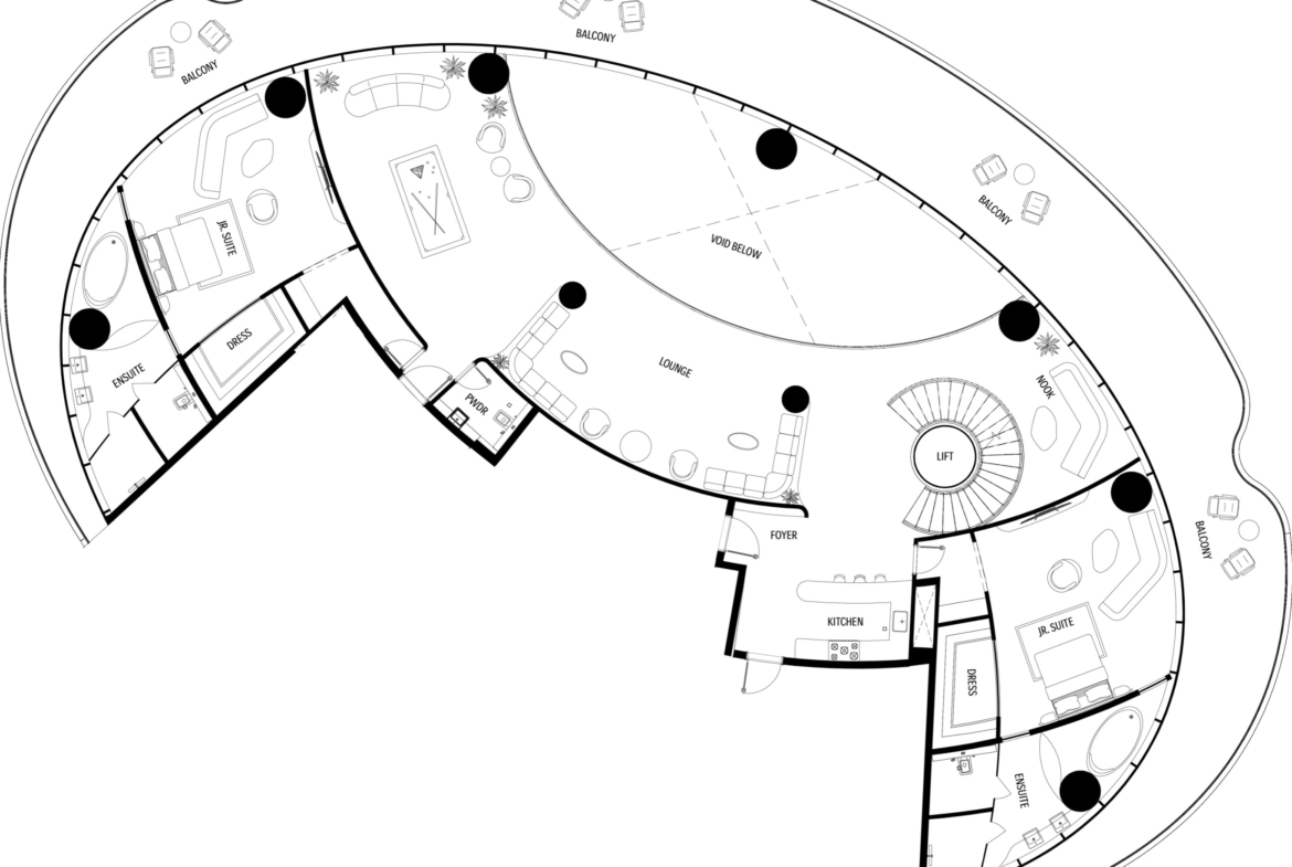 The-Mercedes-Benz-Uhlenhaut-Coupe-Penthouse-Triplex-Penthouse-Level-2