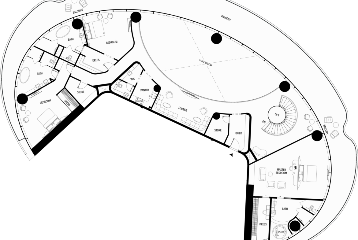 The-Mercedes-Benz-Vision-EQ-Silver-Arrow-Penthouse-The-Duplex-Penthouse-Level-2